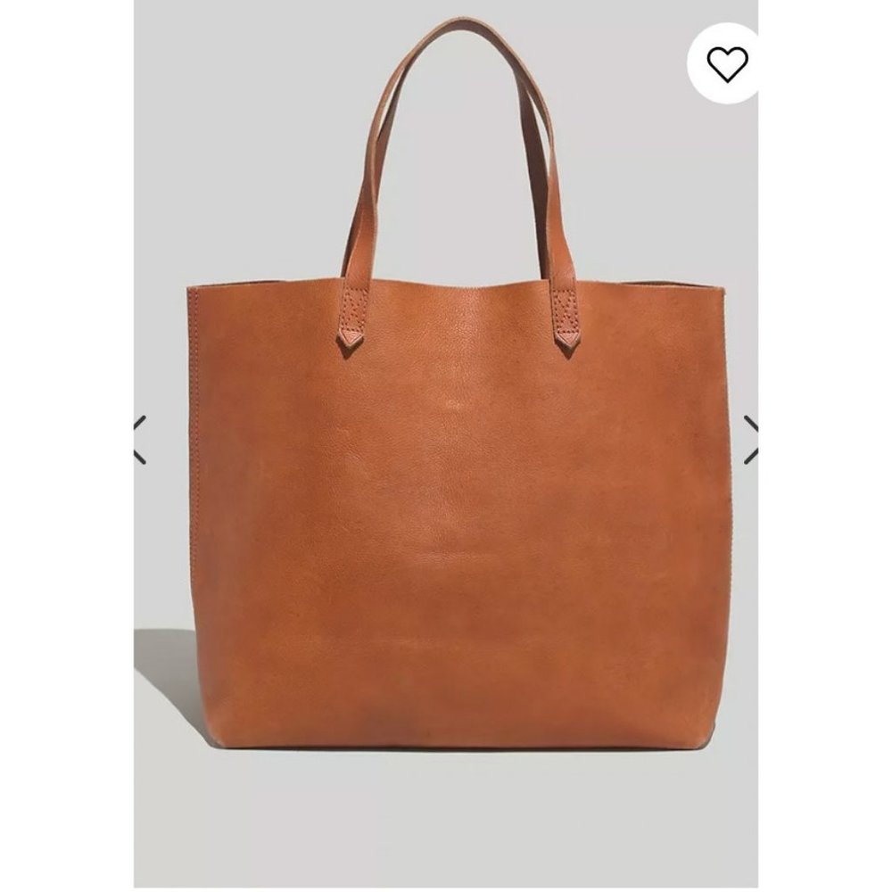 Madewell $178 Transport Tote English Saddle Brown 53228 D